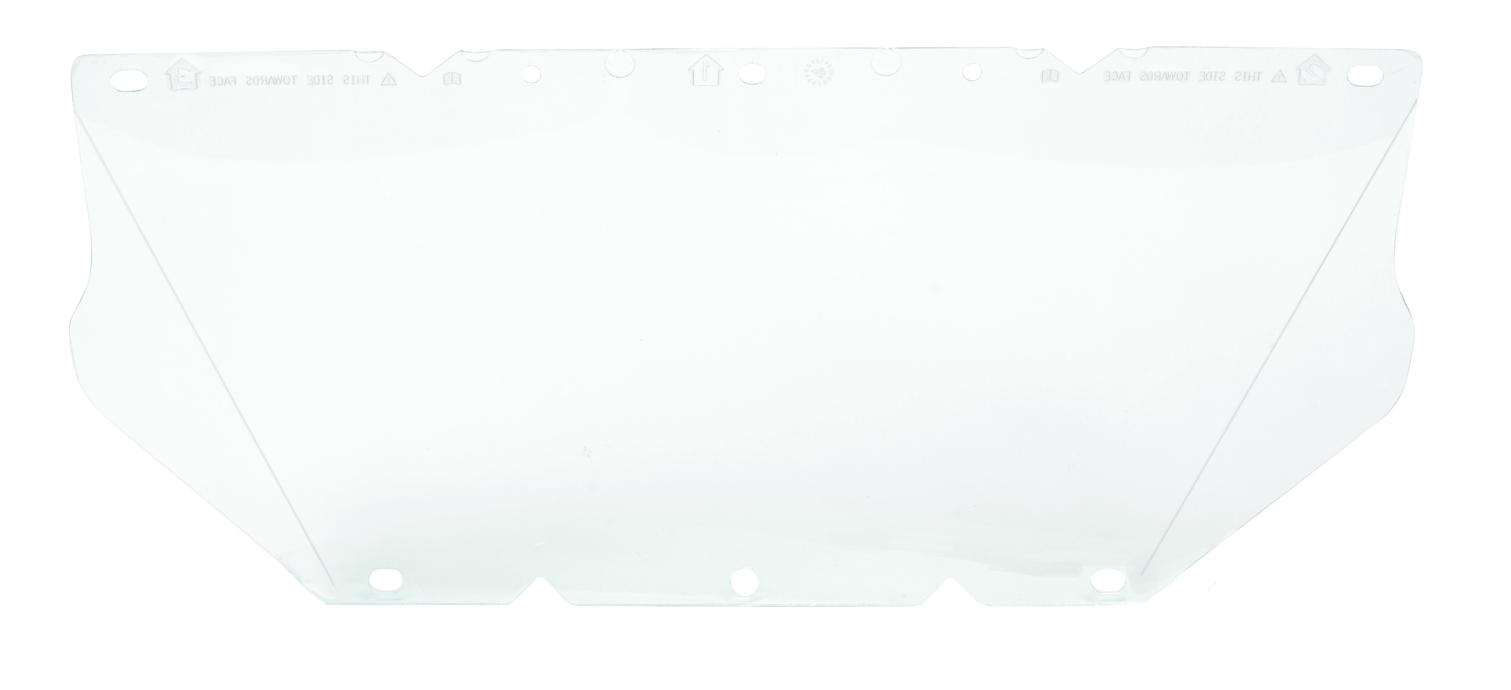 V-Gard® Clear Polycarbonate Face Shield - Spill Control